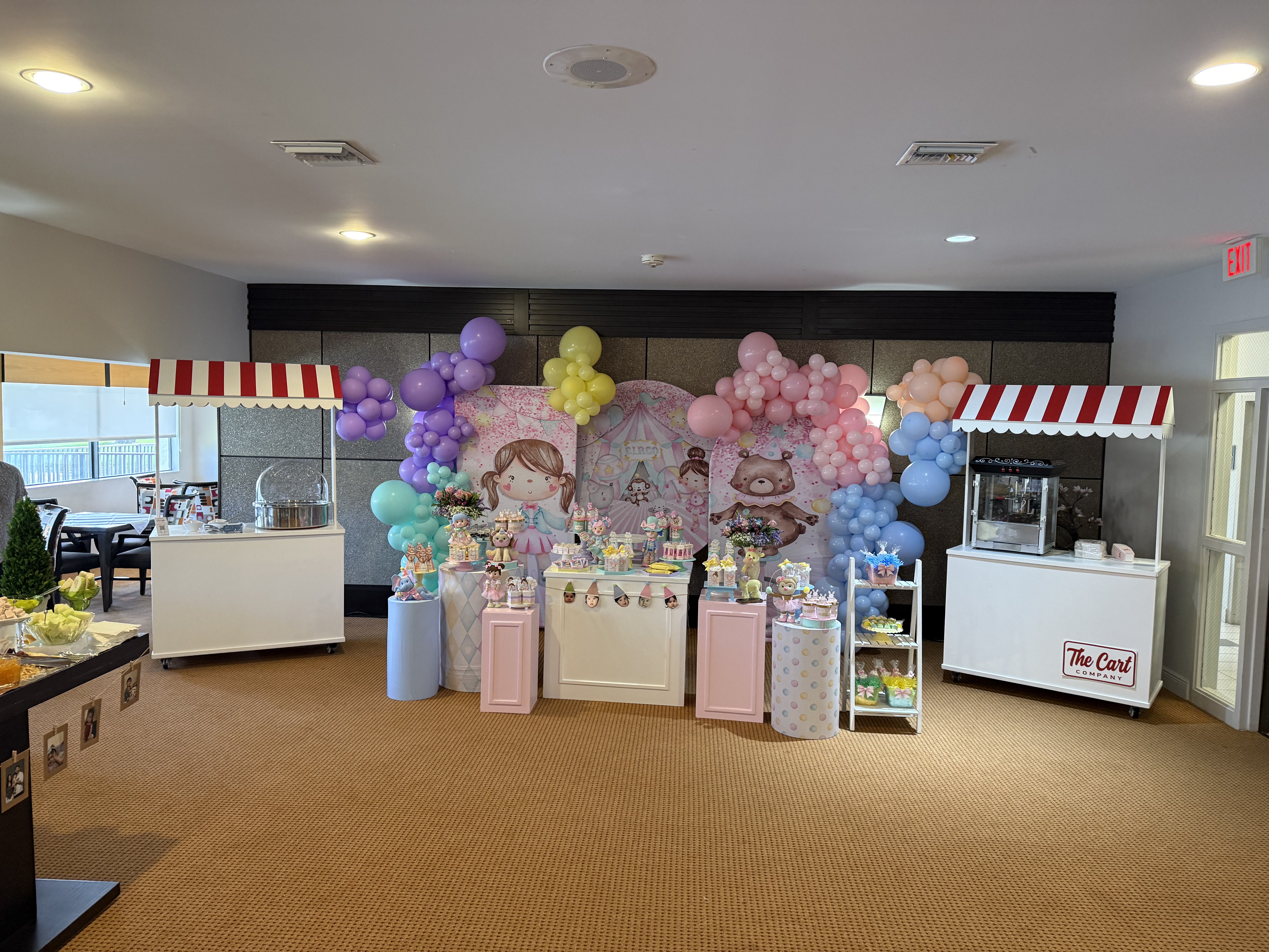 The Cart Company authentic event cart celebration setup